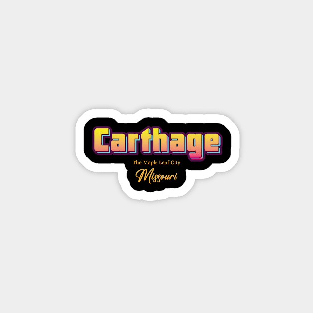 Carthage Sticker by Delix_shop